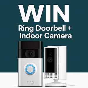Win a Ring Doorbell + Indoor Camera