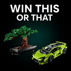 Win Lego Bonsai or Lego Huracan