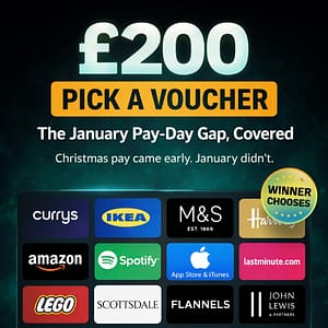 £200 Pick a Voucher – January Pay-Day Boost